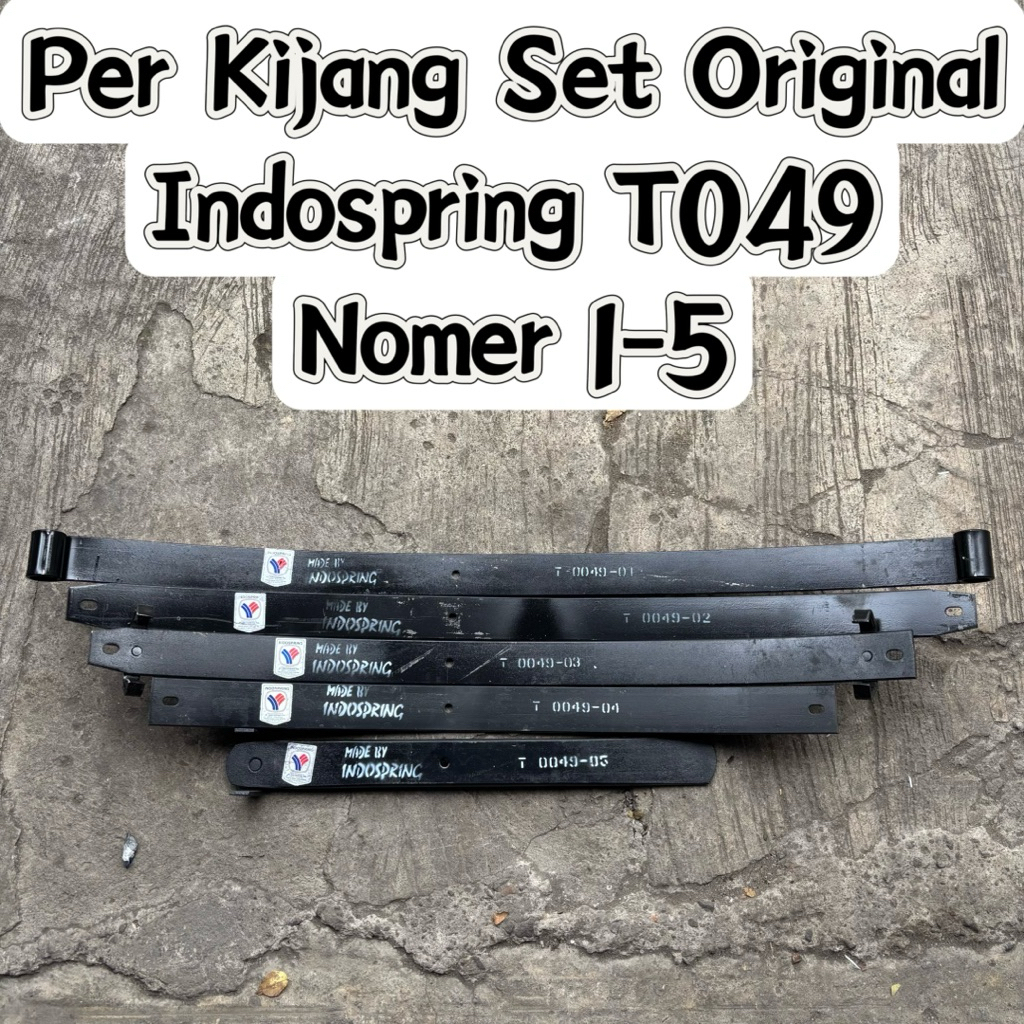 Per Kijang Set T049 Original Indospring Per Daun Kijang T49 Set Original Indospring Per Kijang Indos