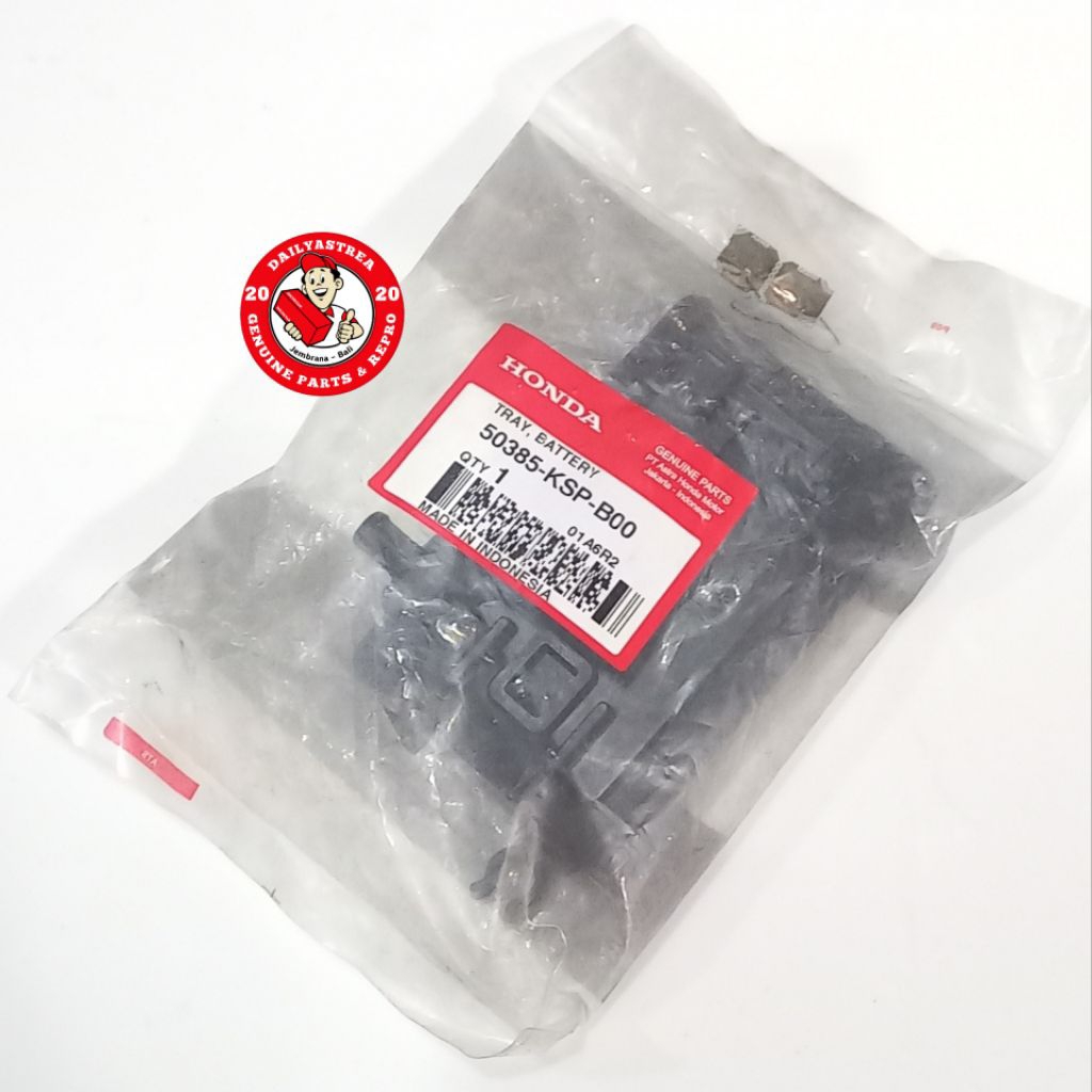 TRAY BATTERY TUTUP BRACKET RUMAH AKI HONDA MEGAPRO NEW MONOSHOCK ORIGINAL ORI 50385-KSP-B00