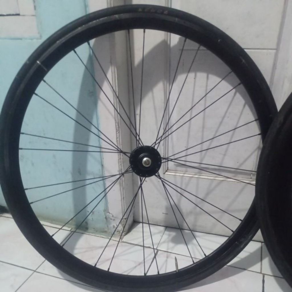 Wheelset depan sepedah fixie bekas