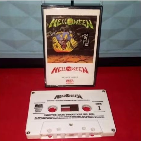kaset pita helloween,, Kaset jadul,, kaset impor,, kaset tape