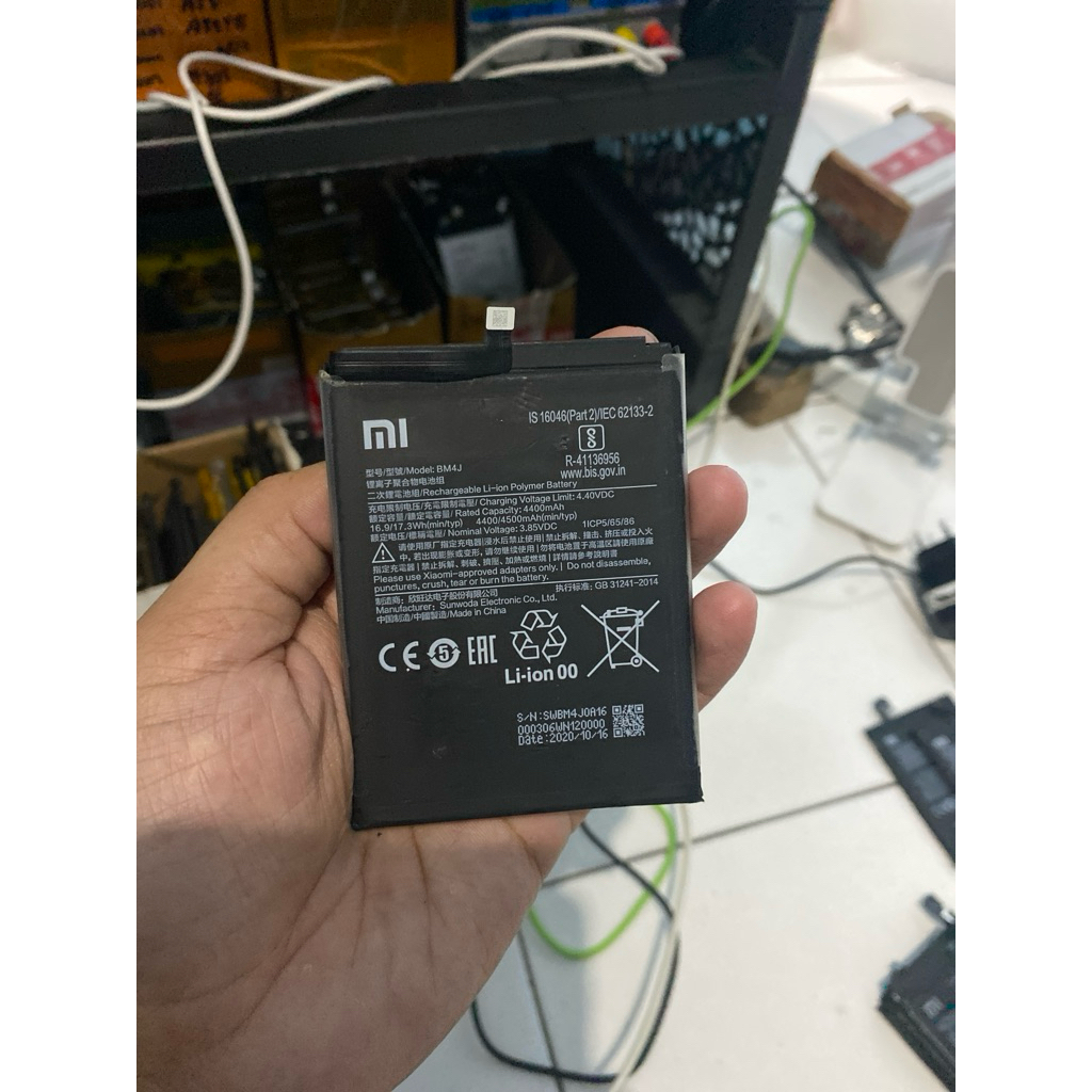 bat redmi note 8 pro BM4J original 100% copotan