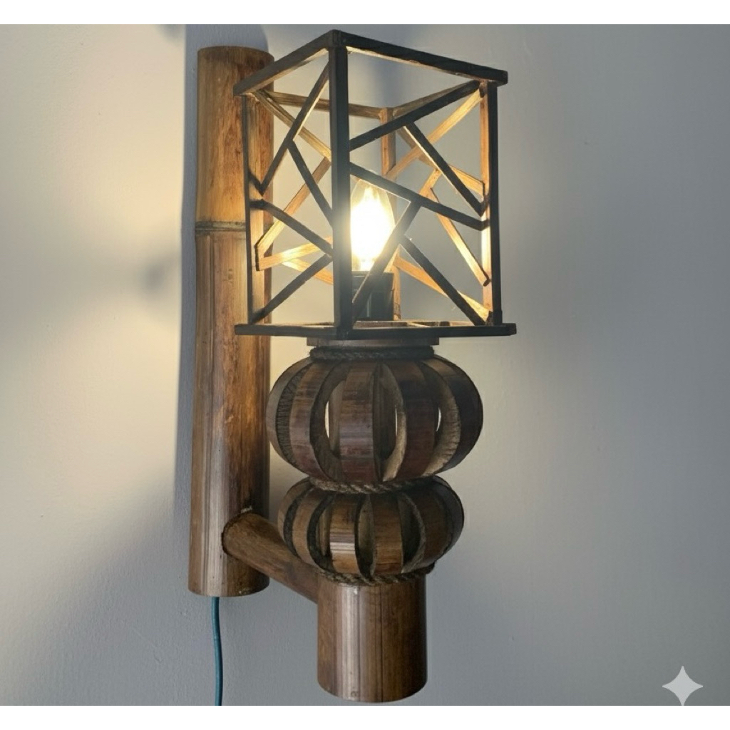 lampu hias bambu