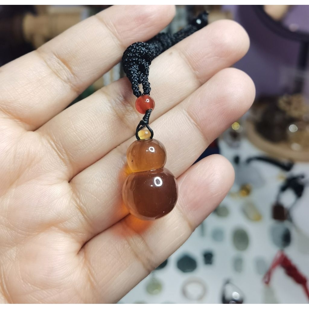 Hulu Tea Amber Burma Kalung Kesehatan