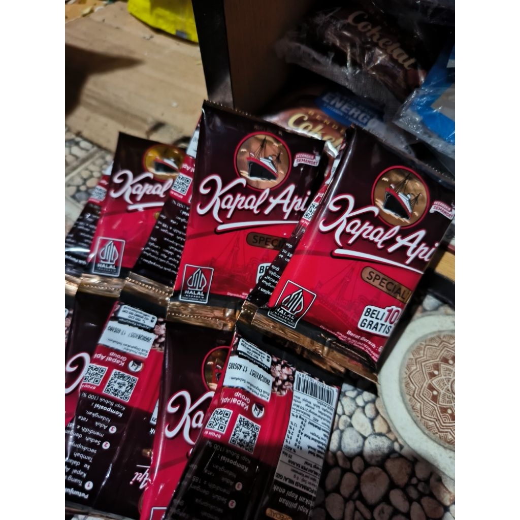 kopi kapal api tanpa gula 1 renceng