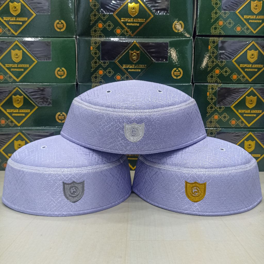Peci A5 AMEEN Original Exclusive Motif Bercak dan Catur Peci Malaysia Premium Peci Malaysia Ameen Pe