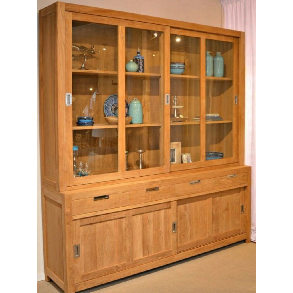 lemari pajangan kaca/lemari pajangan buku aesthetic/lemari pajangan buku kaca/lemari pajangan buku e