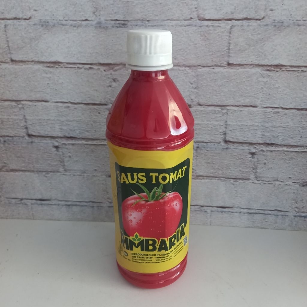 Saos tomat botol rimba ria 500 gr / saos tomat rimbaria botol 500 gr / saos tomat rimbaria / saos to