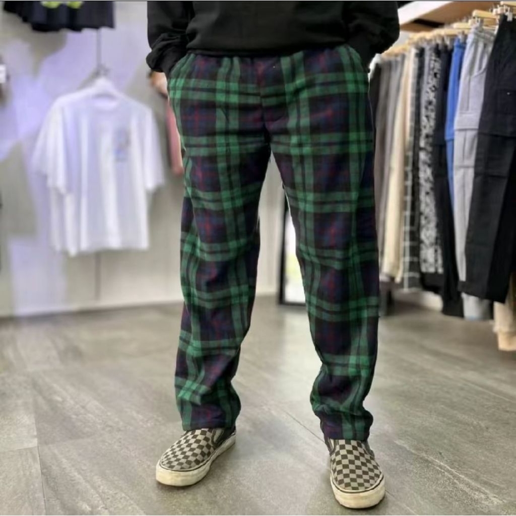 CELANA TARTAN PRIA TARTAN PANTS PRIA CELANA TARTAN PANTS MOTIF KOTAK CELANA CHINO TARTAN COWOK BAGGY