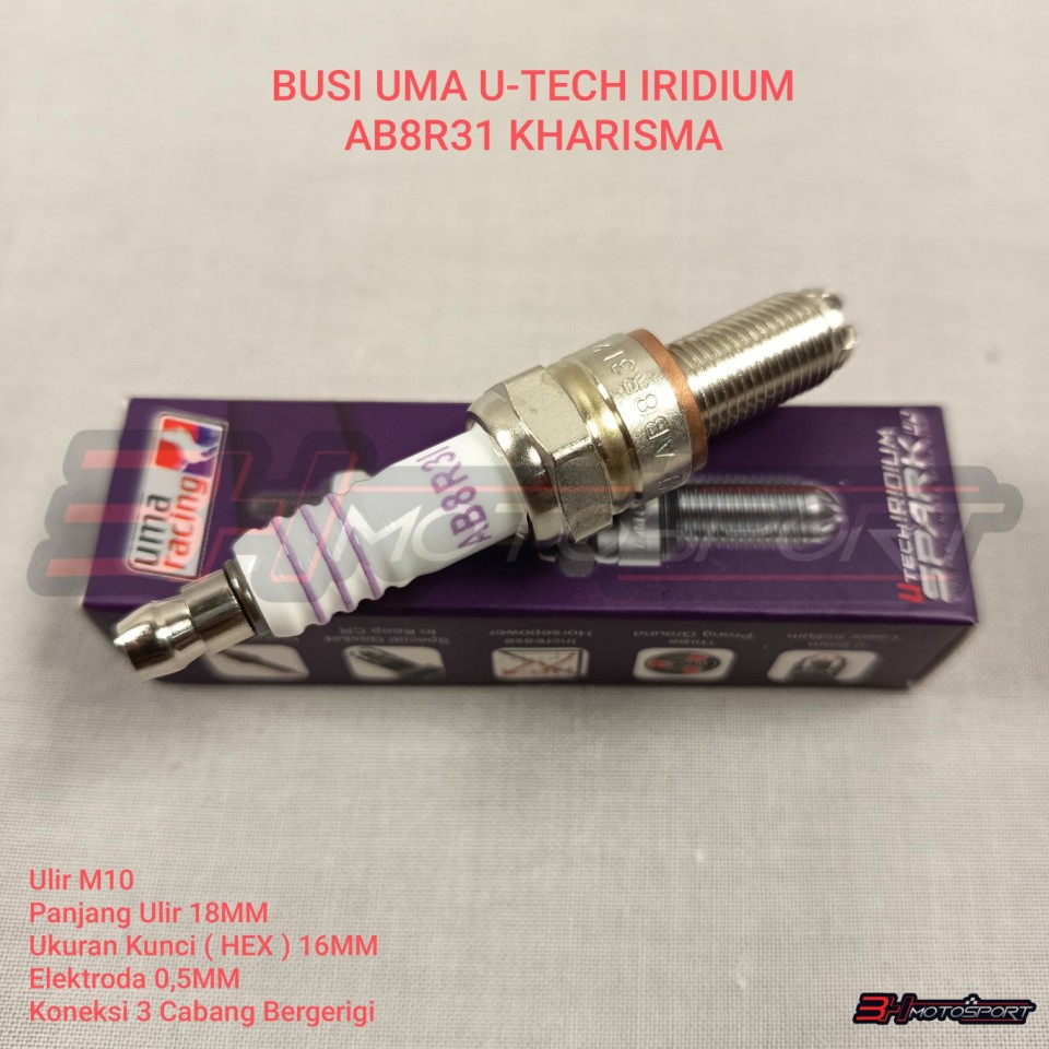 Busi Uma U-Tech Iridium AB8R31 Kharisma