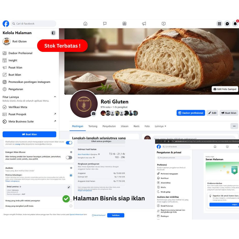 Jual Fanspage | Halaman Facebook | Termurah | Bisa Untuk Iklan Facebook Ads