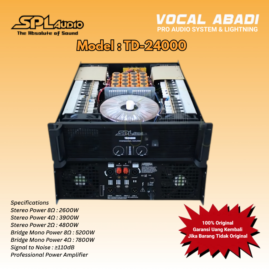 POWER  AMPLIFIER SPL TD-24000
