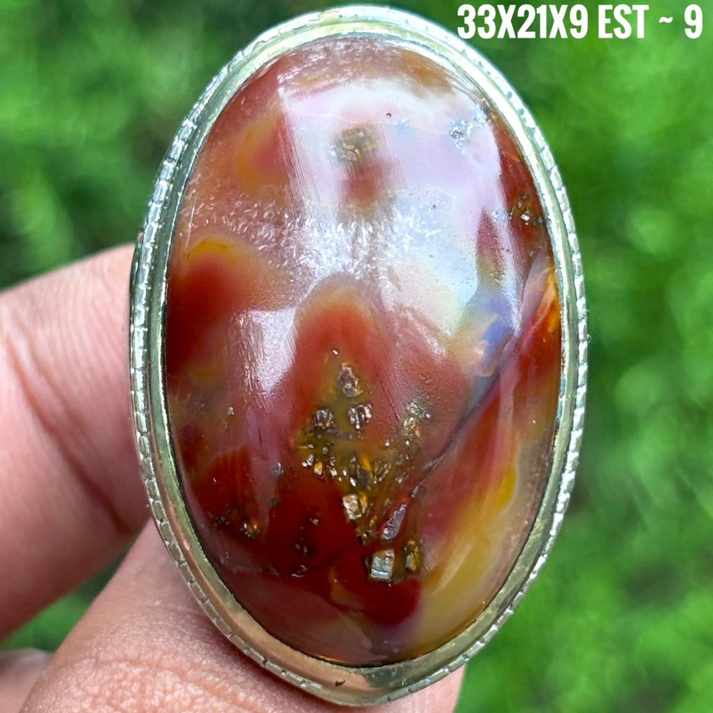 NATURAL BATU AKIK SIGORILAFAU MERAH JUMBO