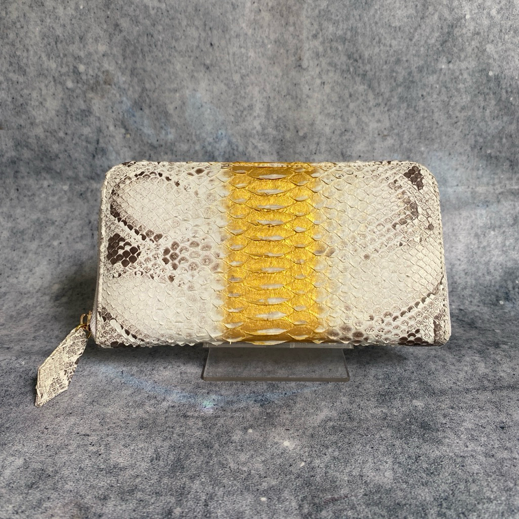 AA LEATHER Dompet panjang full kulit ular