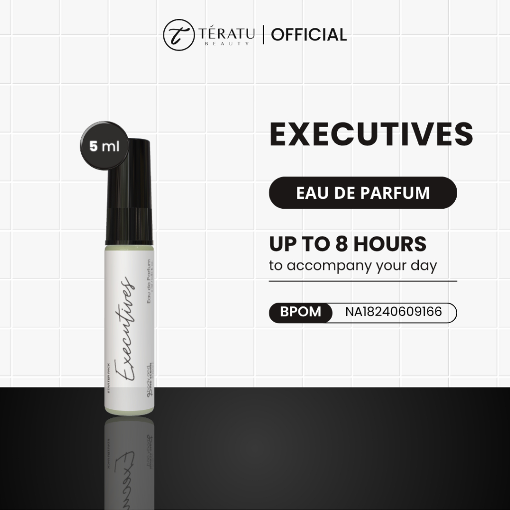 TERATU BEAUTY SOLO Eau de Parfum EDP Executives (Starter Pack) 5ml (Parfum Tahan Lama Pria Wanita ED