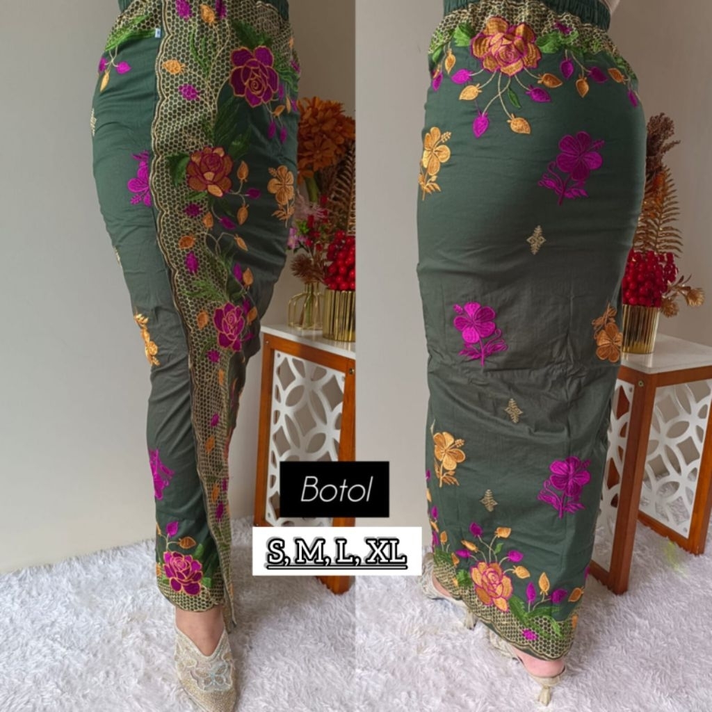 kamen songket bordir jadi strech Kamen jadi strait Kamen songket