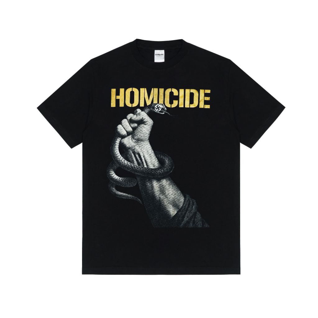 tshirt homicide illsurrekshun gold kaos homicide t-shirt homicide illsurrekshun gold