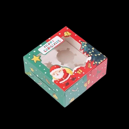 Box Kue Kotak Hampers Natal Kardus Cake Kering Natalan Dus Hadiah Christmas Packaging Parcel