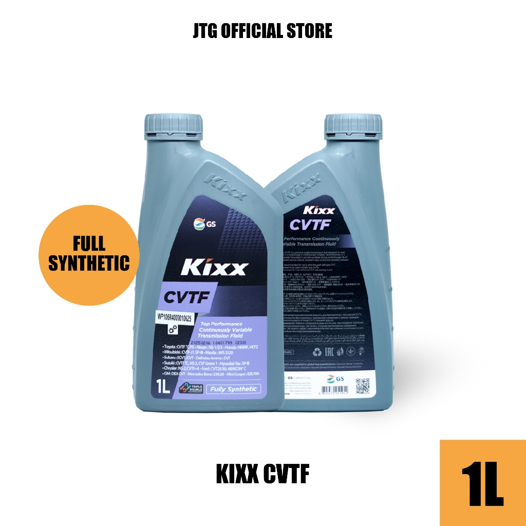 Oli Transmisi Mobil KIXX CVTF Full Synthetic - JTG