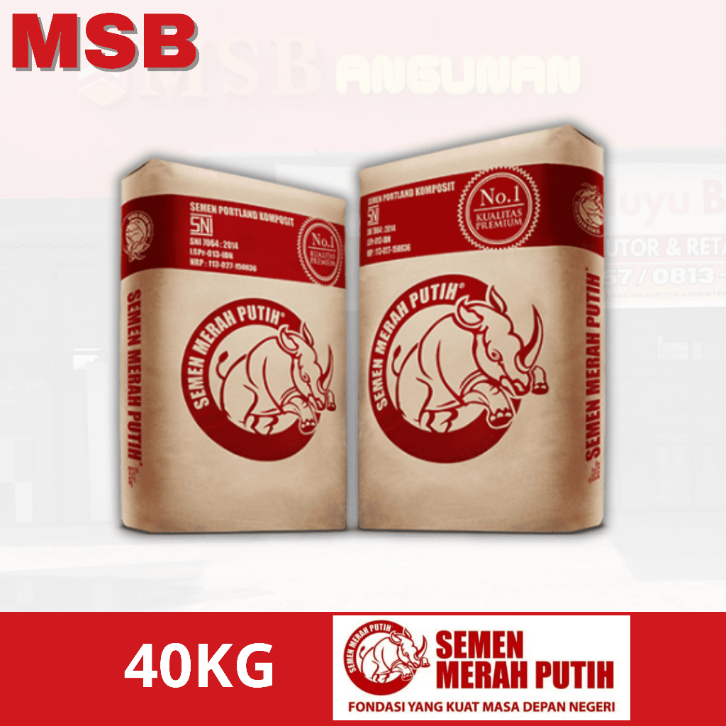 Semen Abu merk Merah Putih 40kg