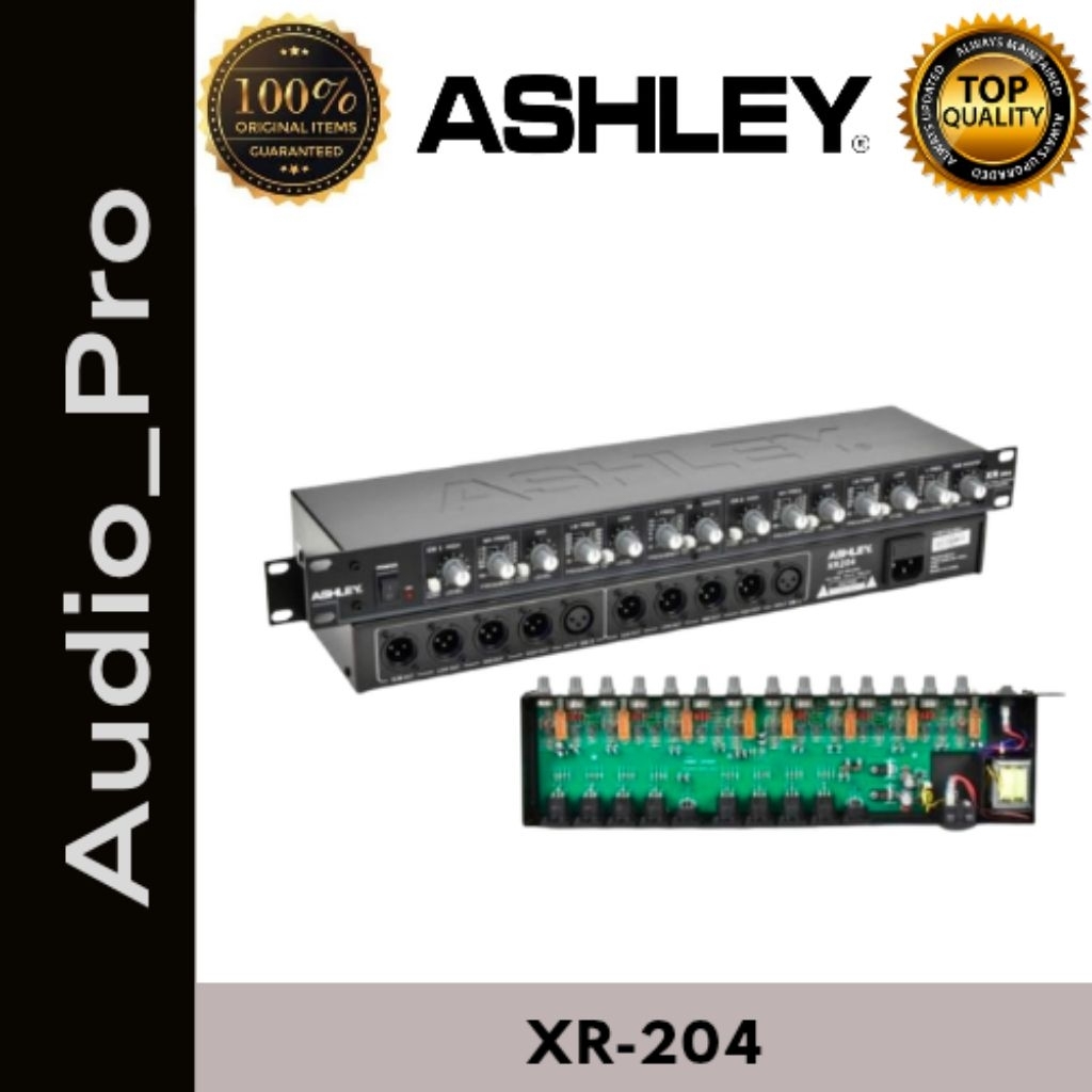 Crossover Aktif Ashley XR-204 | Crossover Aktif Ashley XR 204 Ori 4 Way Stereo