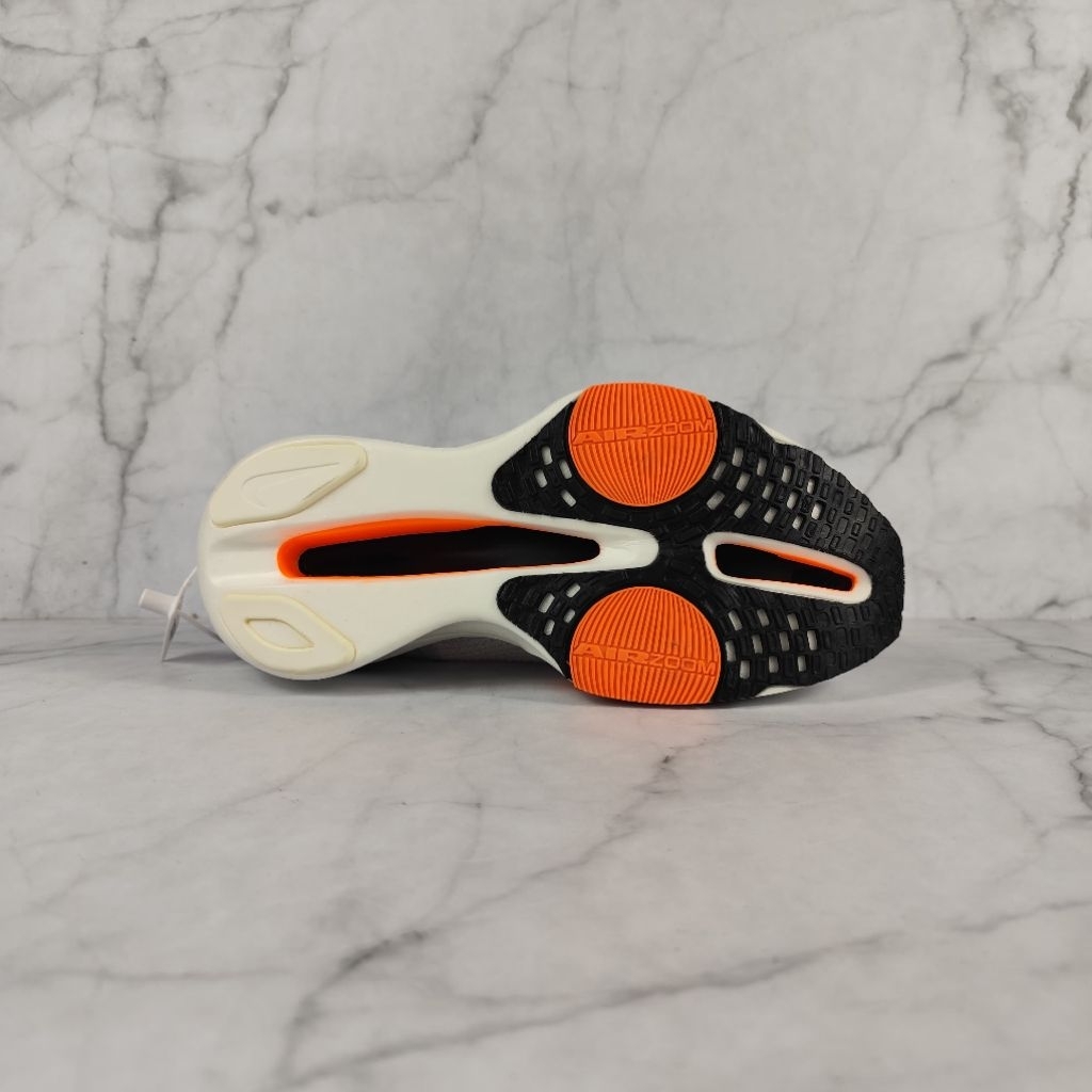 Sepatu Running Alphafly White Black Sepatu Pria