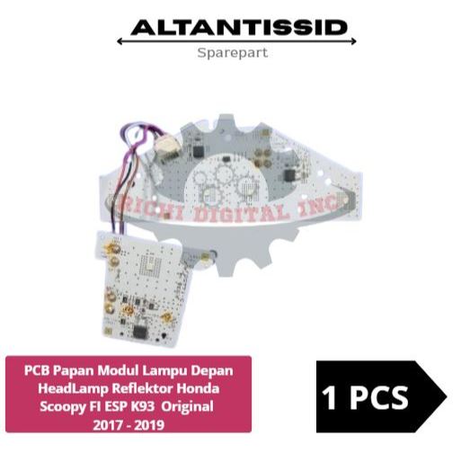 PCB Lampu Depan Honda Scoopy FI ESP K93 2017 2019 Original