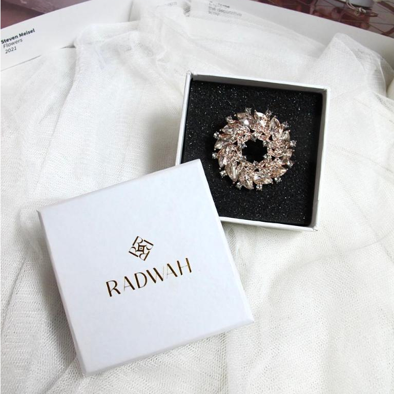 {SALE TANPE BOX} Radwah - Selina Brooch - Bross Wanita - Aksesoris Hijab Wanita