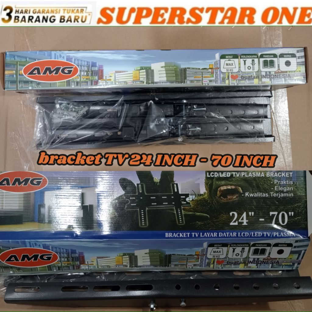 bracket tv led 24"-70"/braket tv led 24 inch - 70 inch/brecket tv 24"-70"/penopang tv led 24 inch - 