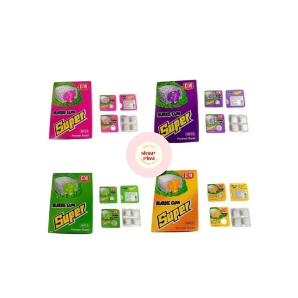 DSM BUBLE GUM ISI 30 PERMEN VIRAL