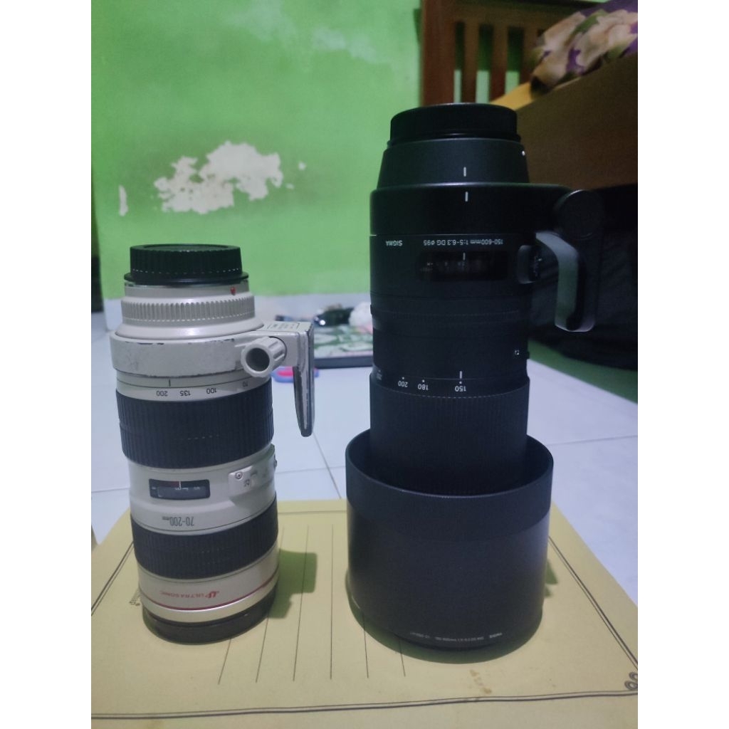 lensa canon 70-200mm L F 2.8 non is second