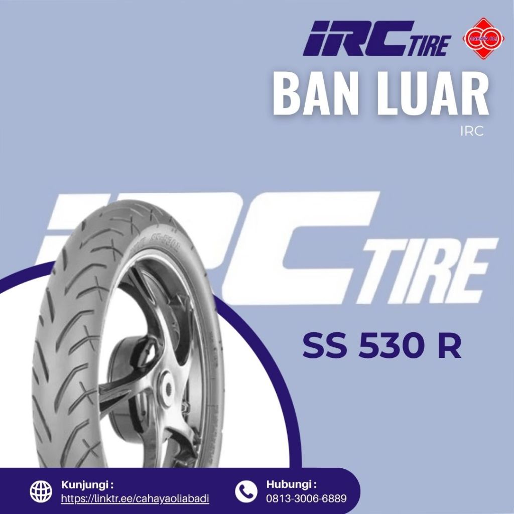 BAN IRC SS530R & SS530F TUBELESS 80/90-14 90/90-14