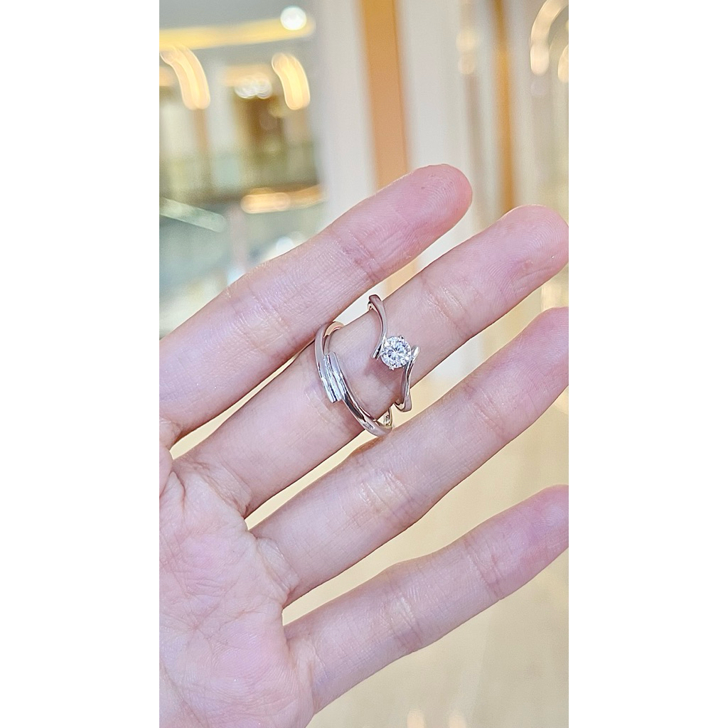 cincin couple permata moissanite