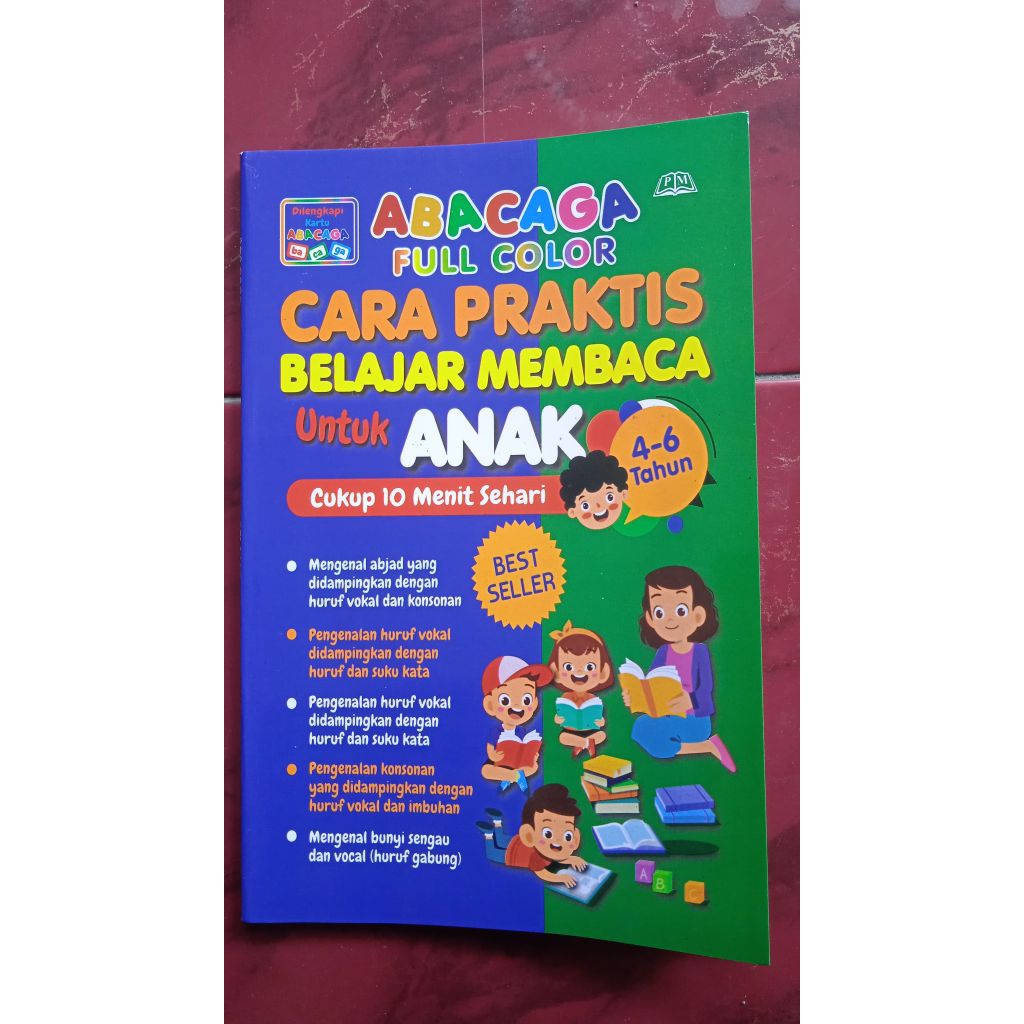 Buku Abacaga  buku belajar membaca anak anak
