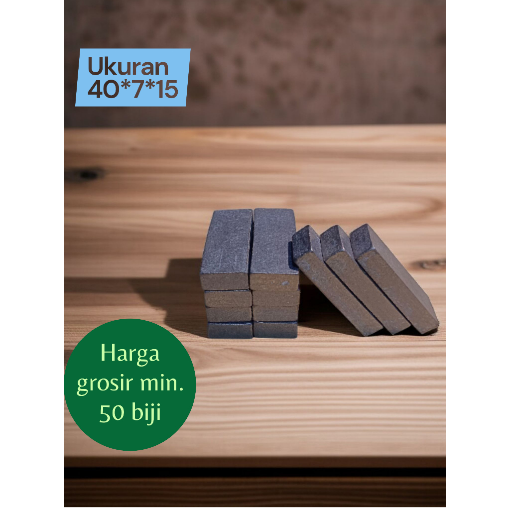 Segmen Batu Alam, Mata Bor 40x7x15 Bisa Satuan