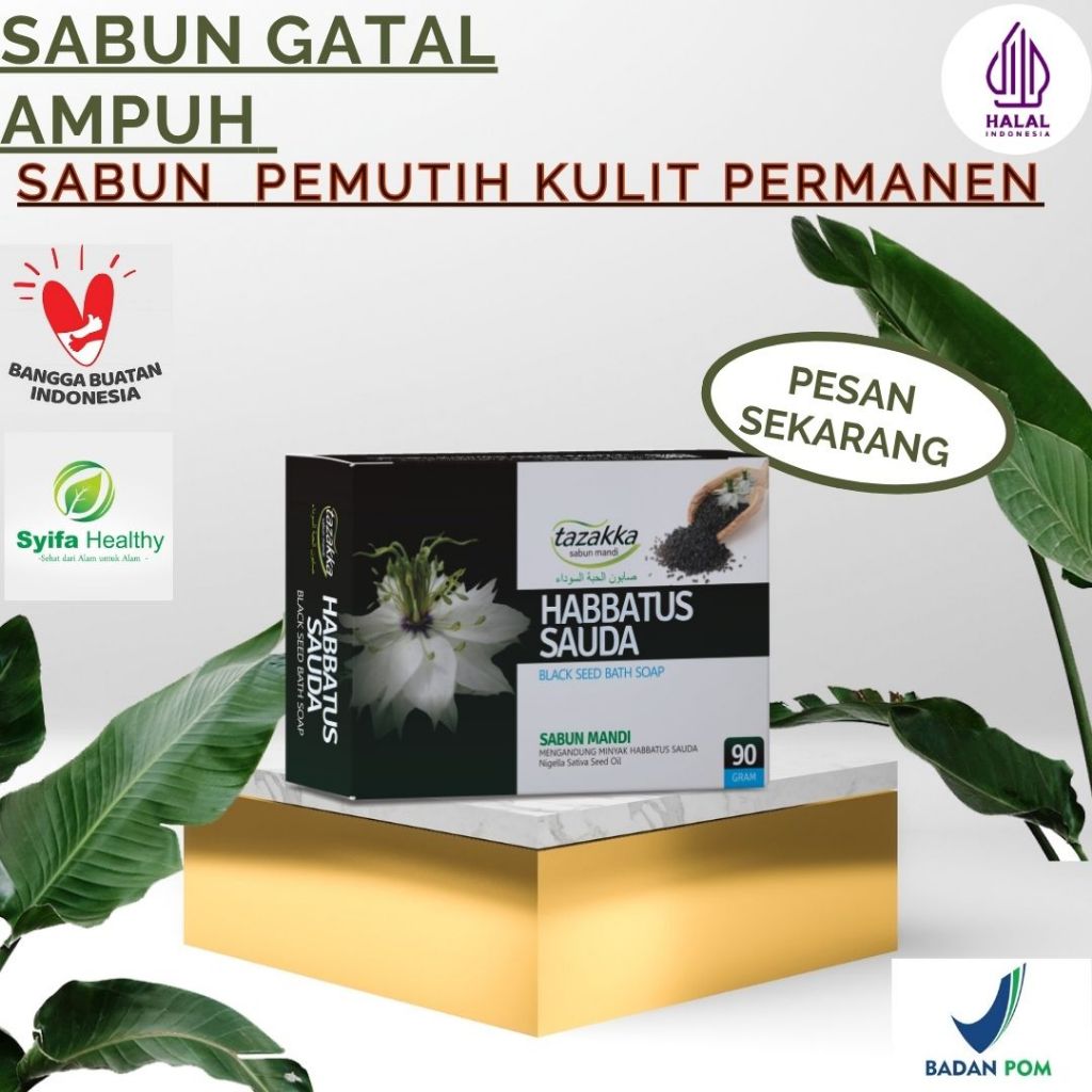 Sabun Pemutih Kulit Permanen  Sabun Gatal Ampuh Obat Eksim dan Gatal Kulit serta Panu Kadas Kurap da