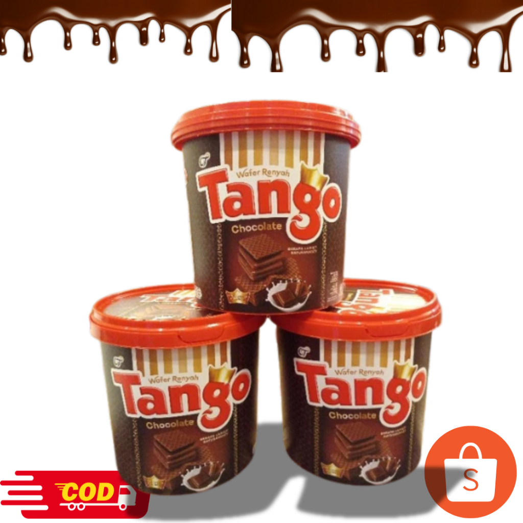 Tango Jar Kaleng EMBER, Wafer Tango Kaleng Murah Gratis Ongkir Bisa Cod