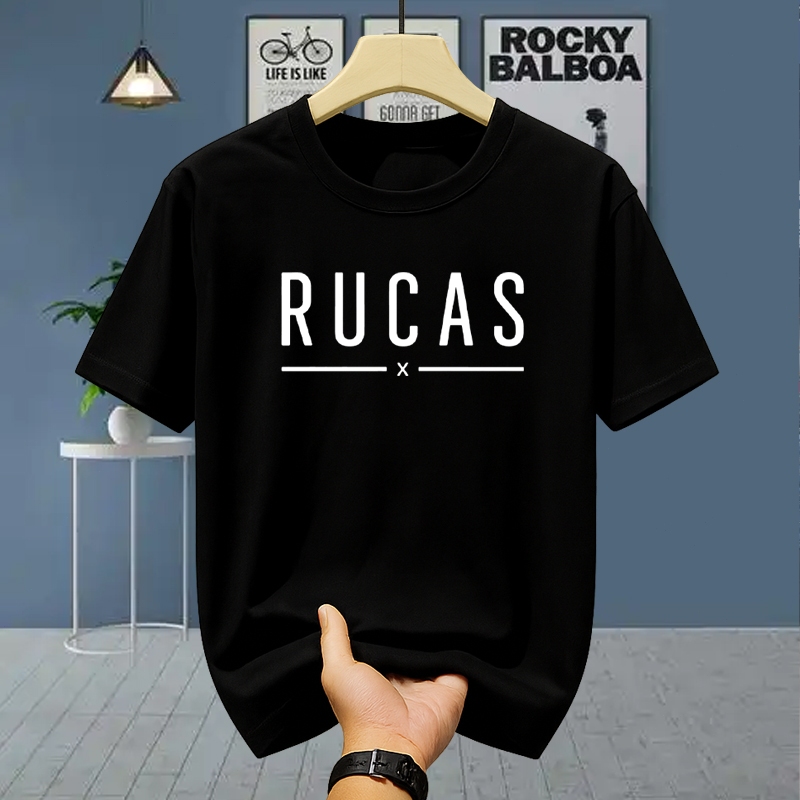 Kaos Pria RUCAS Official Original RUCAS T-shirt Bahan Katun Murni Lembut & Adem