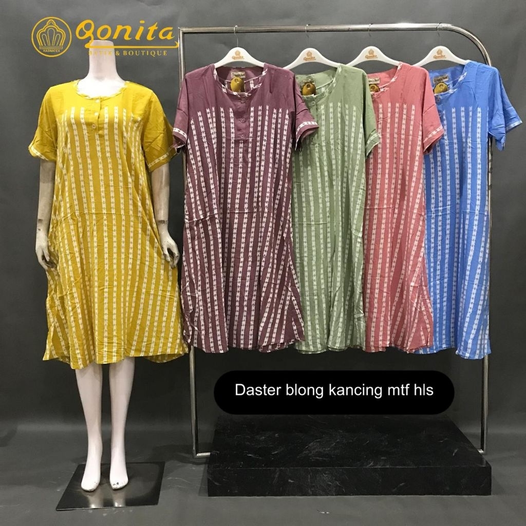 Daster Pekalongan || Daster Blong Kancing mtf Hls || Daster Qonita Batik || daster murah