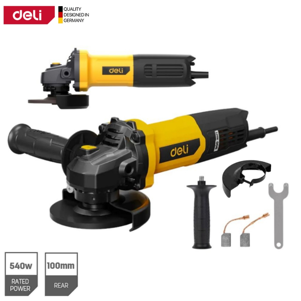 MESIN GRINDA LOW WATT  /Deli Angle Grinder / Mesin Gerinda Tangan 540W