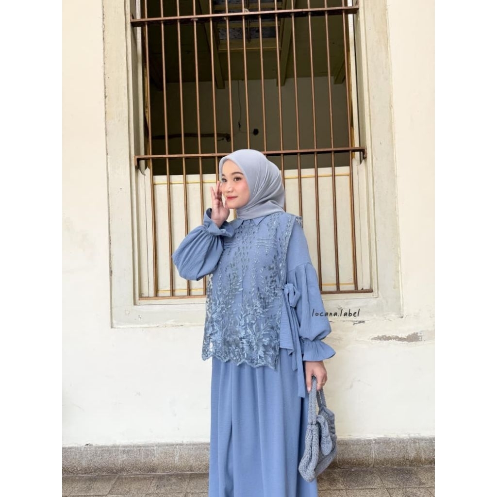 LOCANA LABEL Quinzy Set Locana 3in1 Benka Vest Allsize 110  LCN Solo