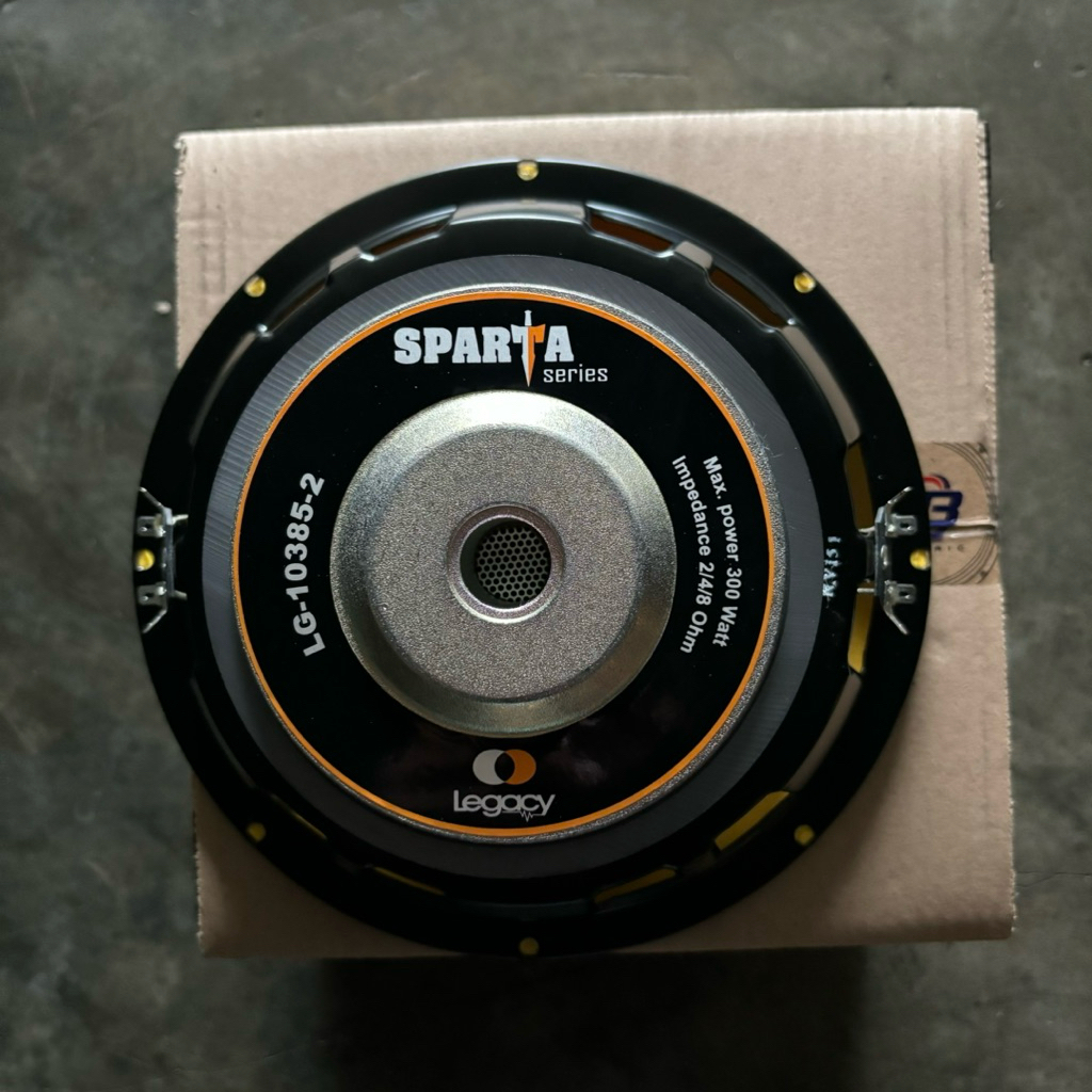 speaker subwoofer legacy sparta 10 inch 10385 double coil