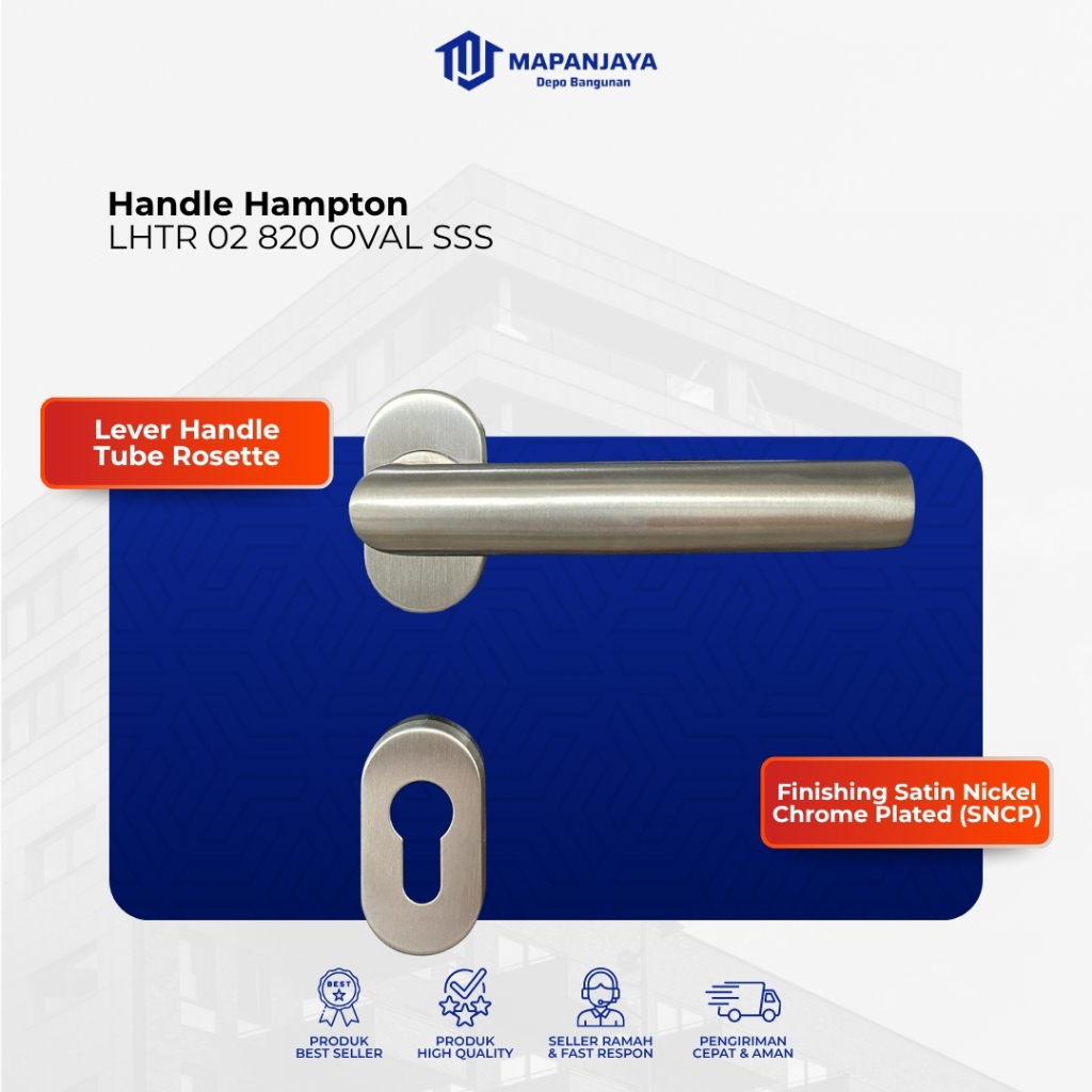 Handle Hampton LHTR 02 820 OVAL SSS