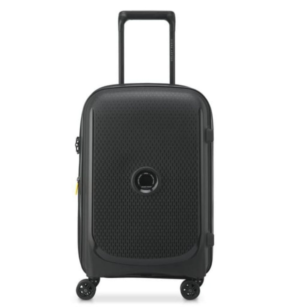 Koper Cabin DELSEY 20 Inch Hardcase Belmont Plus Double Zipper Anti Maling - Black