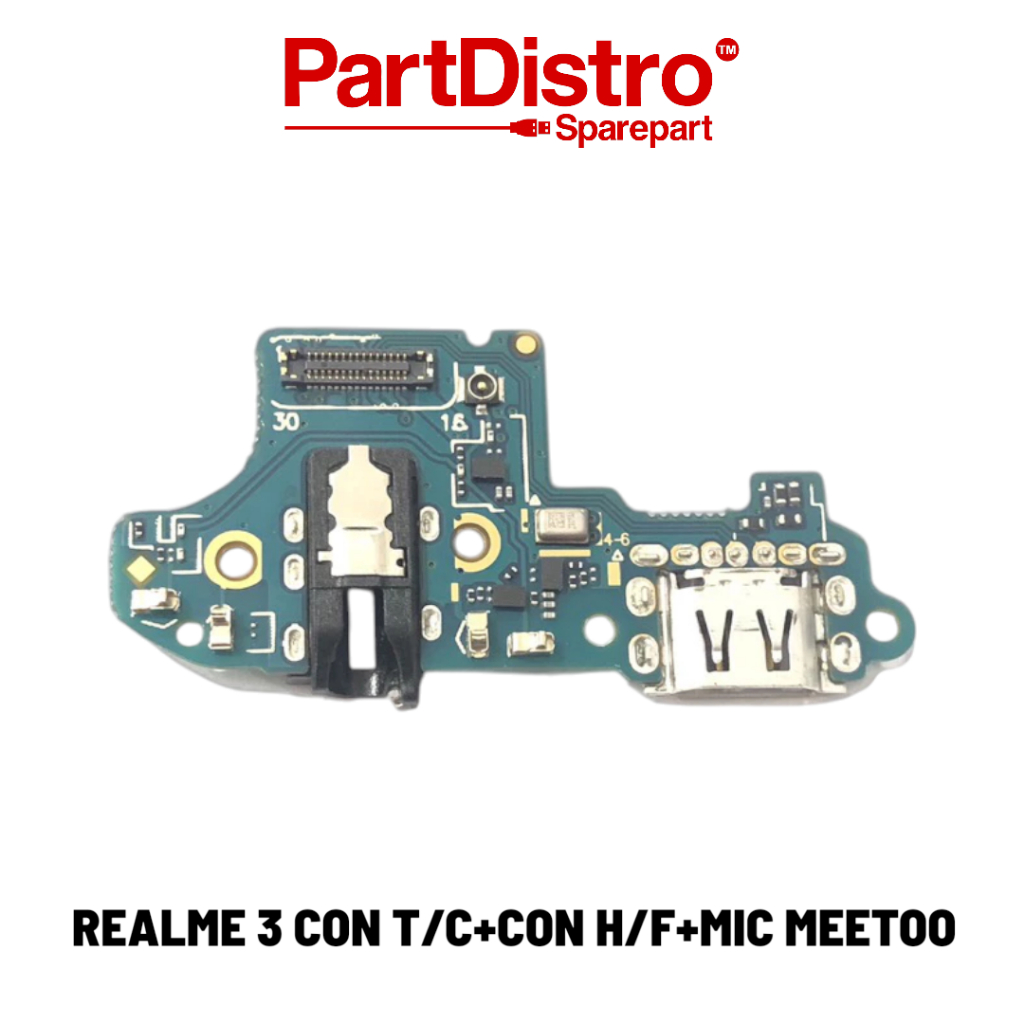BOARD CONNECTOR CHARGER REALME 3 RMX1821 / PCB KONEKTOR CAS REALME 3 CPH1825 - ORI MEETOO