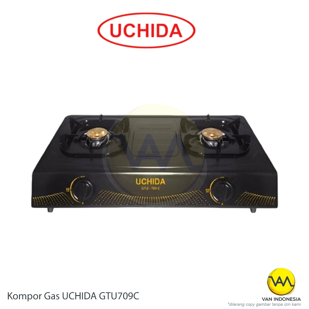 UCHIDA Kompor Gas 2 Tungku MKG-709C / Kompor Gas Maspion 2 Tungku