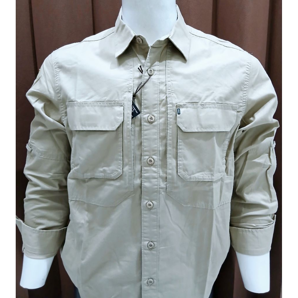 Kemeja Pria Tangan Panjang Outdoor Tactical MGEE Original