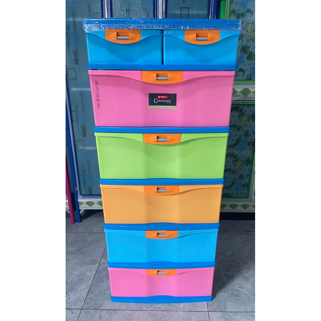 Lemari plastik / laci plastik / lemari baju lion star baju tebal / Drawer lemari