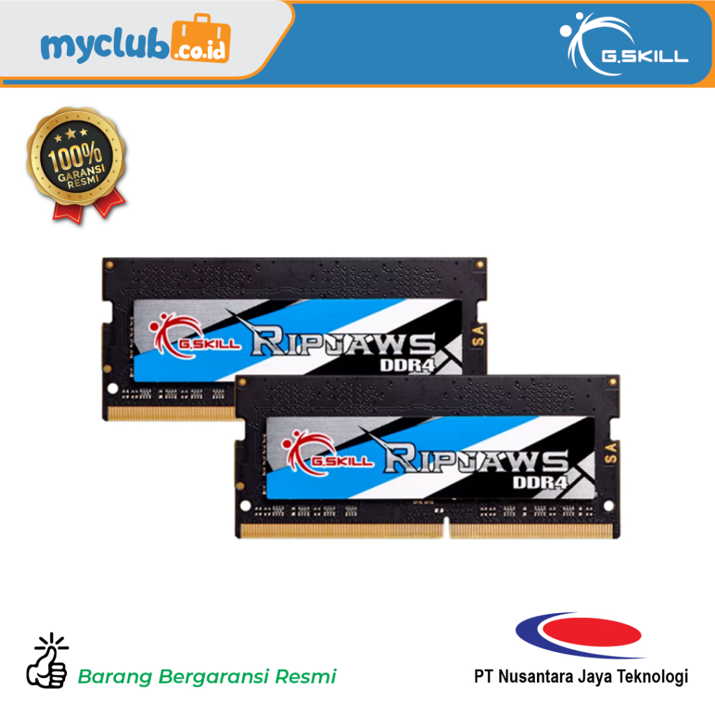 G.Skill RAM SODIMM Ripjaws DDR4 32GB (2x16GB) 3200MHz F4-3200C22D-32GRS