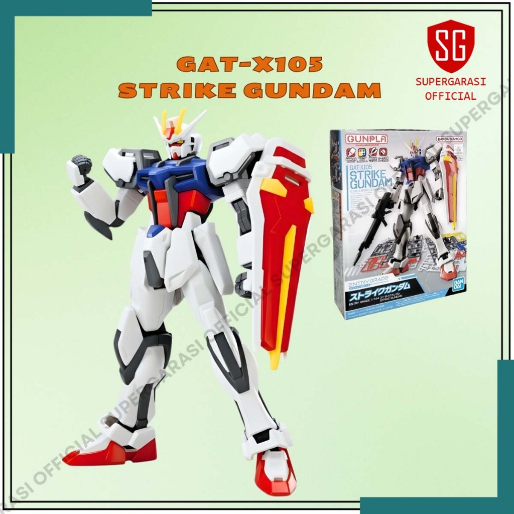 EG 1/144 Gundam model kit GAT-X105 Strike Gundam Action figure
