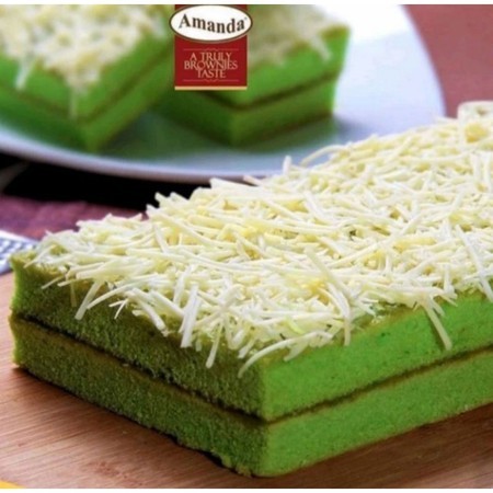Brownies Amanda Medan - Brownies Amanda Bolu Pandan Instan Baru Fress